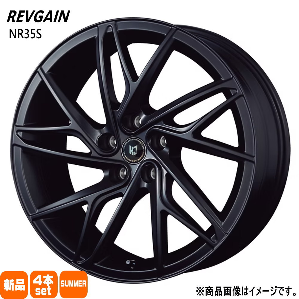 245/45R20 銘柄指定不可 輸入タイヤ 輸入タイヤ 輸入タイヤ 新品 夏用 サマータイヤ ホイール 4本セット KIT JAPAN REVGAIN NR35S 20&times;8.5+40 5/120｜タイヤショップ78