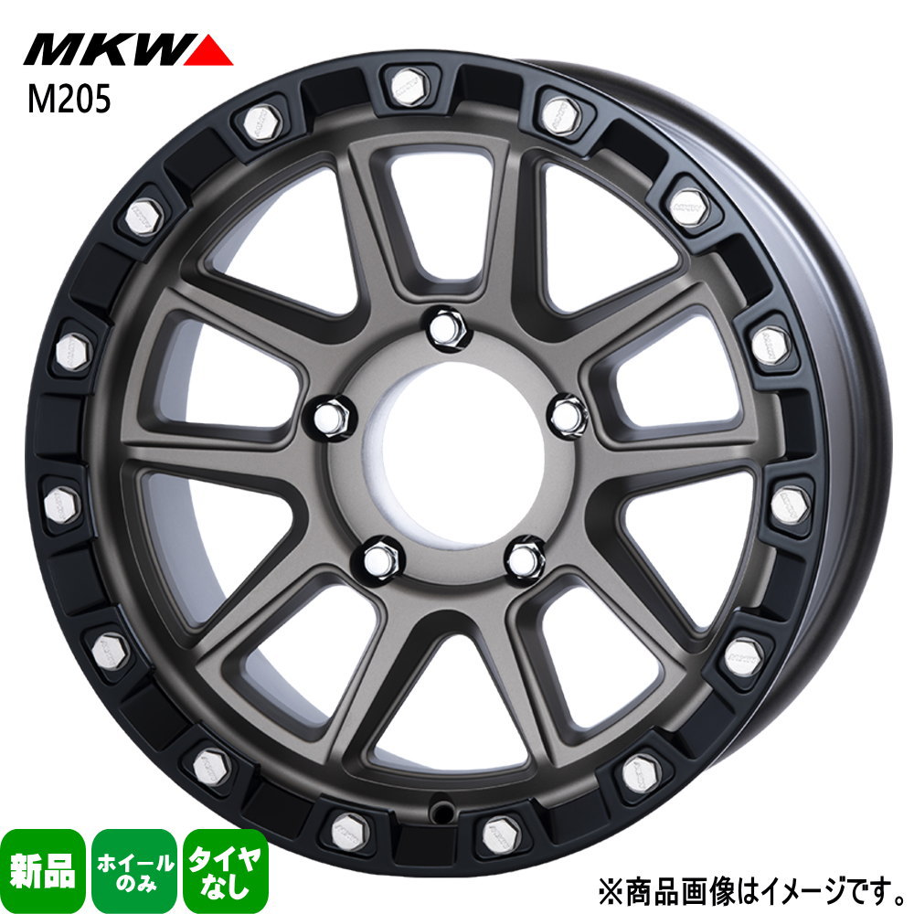 法人配送 4本セット 17&times;8.5J-10 5/150 TRISTAR MKW M205 エムケイダブリュー M205 新品 17インチ ホイールのみ 4本セット｜タイヤショップ78
