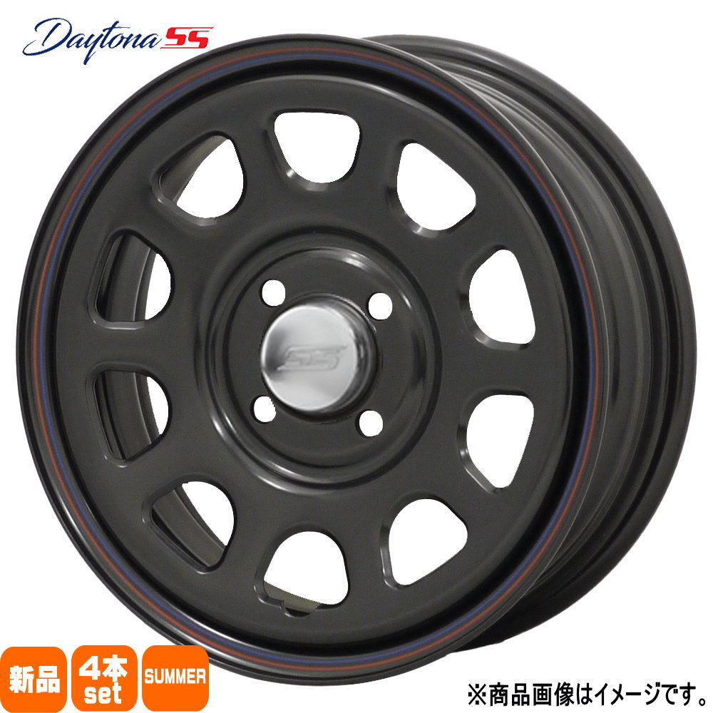 185/60R15 銘柄指定不可 輸入タイヤ 輸入タイヤ 輸入タイヤ 新品 夏用 サマータイヤ ホイール 4本セット MLJ Dyatona SS 15&times;6.0+30 4/100 15インチ｜タイヤショップ78 53,856円