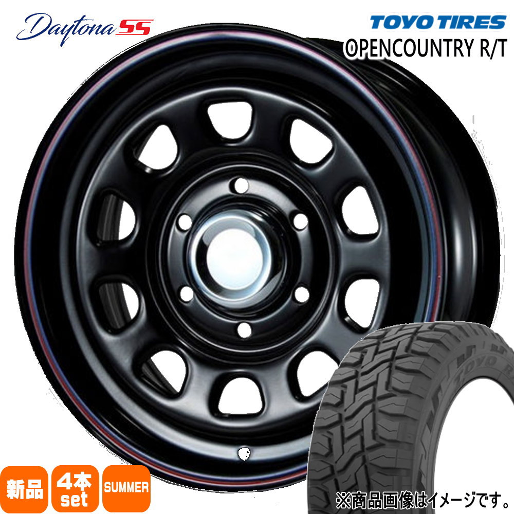 215/70R16 100Q オープンカントリー RT OPENCOUNTRY R/T トーヨータイヤ TOYOTIRES 新品 夏用 サマータイヤ ホイール 4本セット MLJ Dyatona SS 16×6.5+45 6/139.7 16インチ|タイヤショップ78