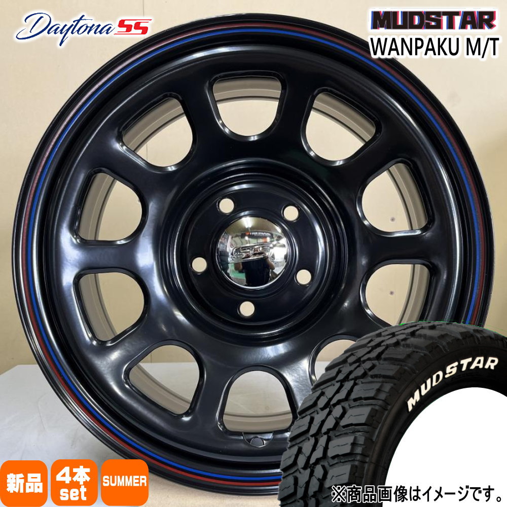 235/70R16 106S ワンパク MT WANPAKU MT マッドスター MUDSTAR 新品 夏用 サマータイヤ ホイール 4本セット MLJ Dyatona SS 16×7.0+35 5/114.3 16インチ|タイヤショップ78