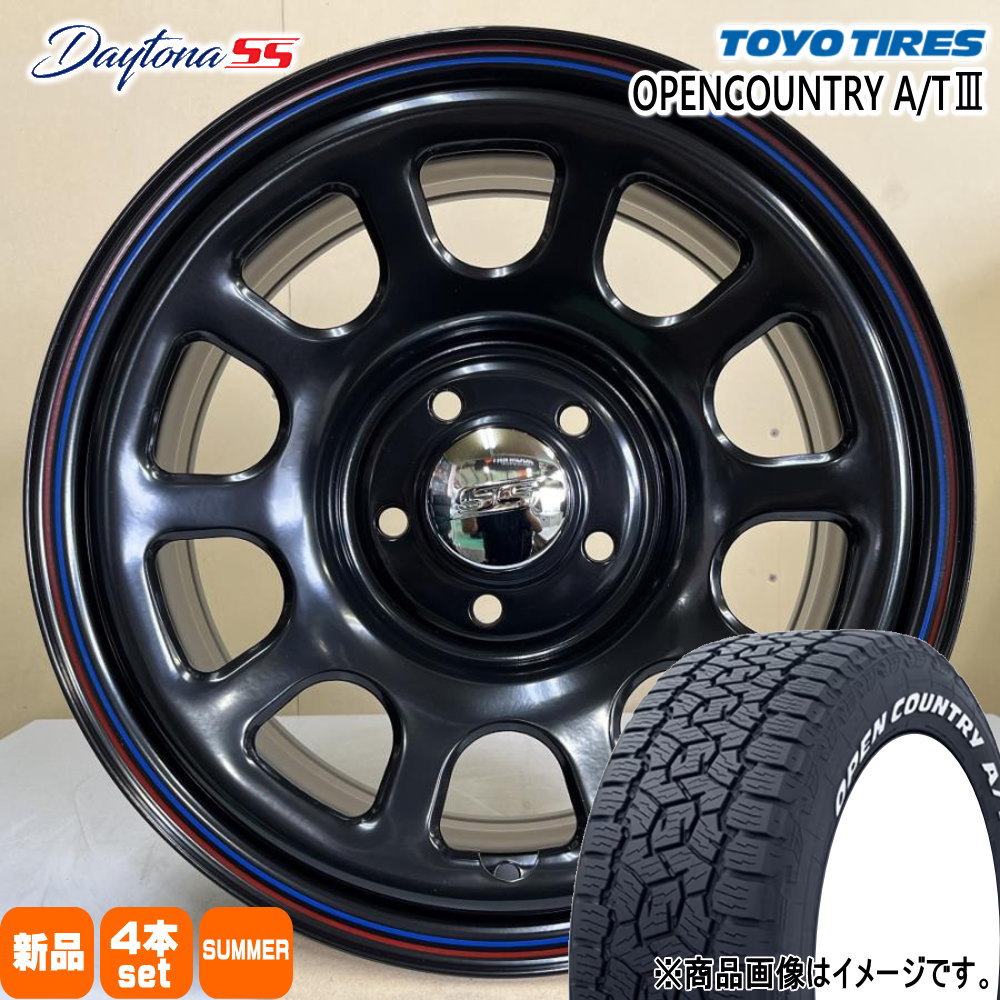 215/70R16 100T オープンカントリー AT3 OPENCOUNTRY A/T3 トーヨータイヤ TOYOTIRES 新品 夏用 サマータイヤ ホイール 4本セット MLJ Dyatona SS 16×7.0+35 5/114.3 16インチ|タイヤショップ78
