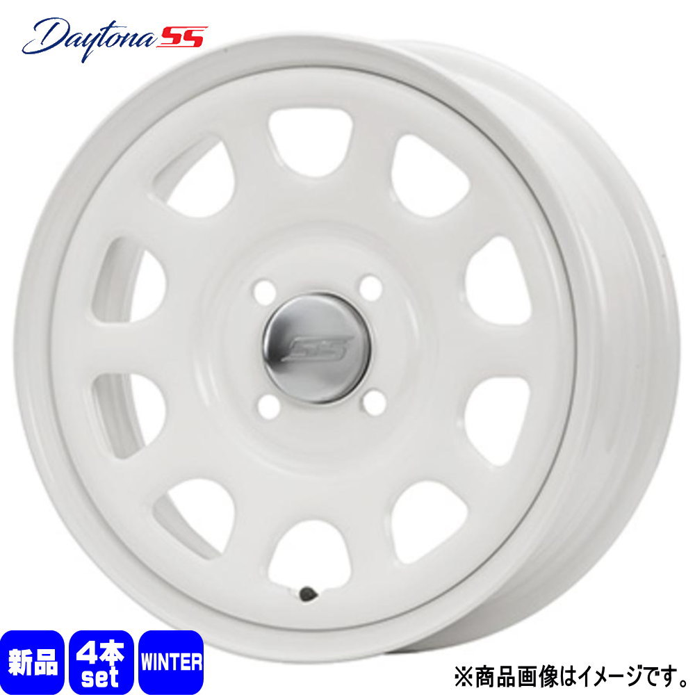165/55R14 銘柄指定不可 輸入タイヤ 輸入タイヤ 輸入タイヤ 新品 冬用 スタッドレスタイヤ ホイール 4本セット MLJ Dyatona SS 14&times;5.0+42 4/100 14インチ｜タイヤショップ78