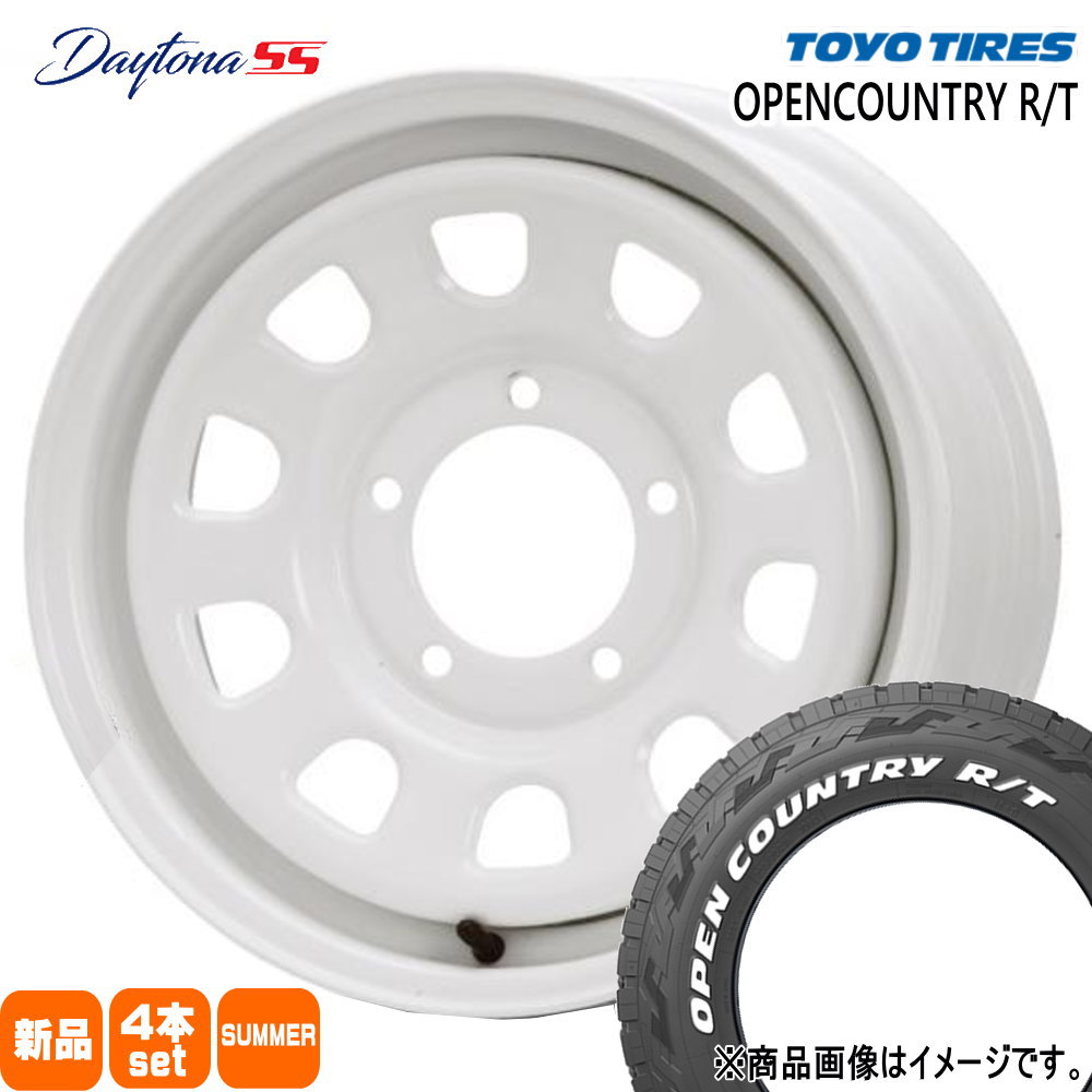 185/85R16 105/103N LT オープンカントリー RT OPENCOUNTRY R/T トーヨータイヤ TOYOTIRES 新品 夏用 サマータイヤ ホイール 4本セット MLJ Dyatona SS 16×5.5+20 5/139.7 16インチ|タイヤショップ78