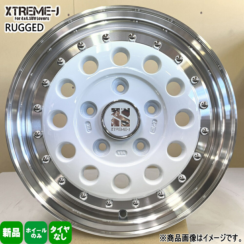 法人配送 4本セット 14&times;5.0J+48 5/114.3 MLJ XTREME-J RUGGED エクストリームJ ラギッド 新品 14インチ ホイールのみ トヨタ タウンエース/ライトエース S402M/402U/412M/412U系｜タイヤショップ78