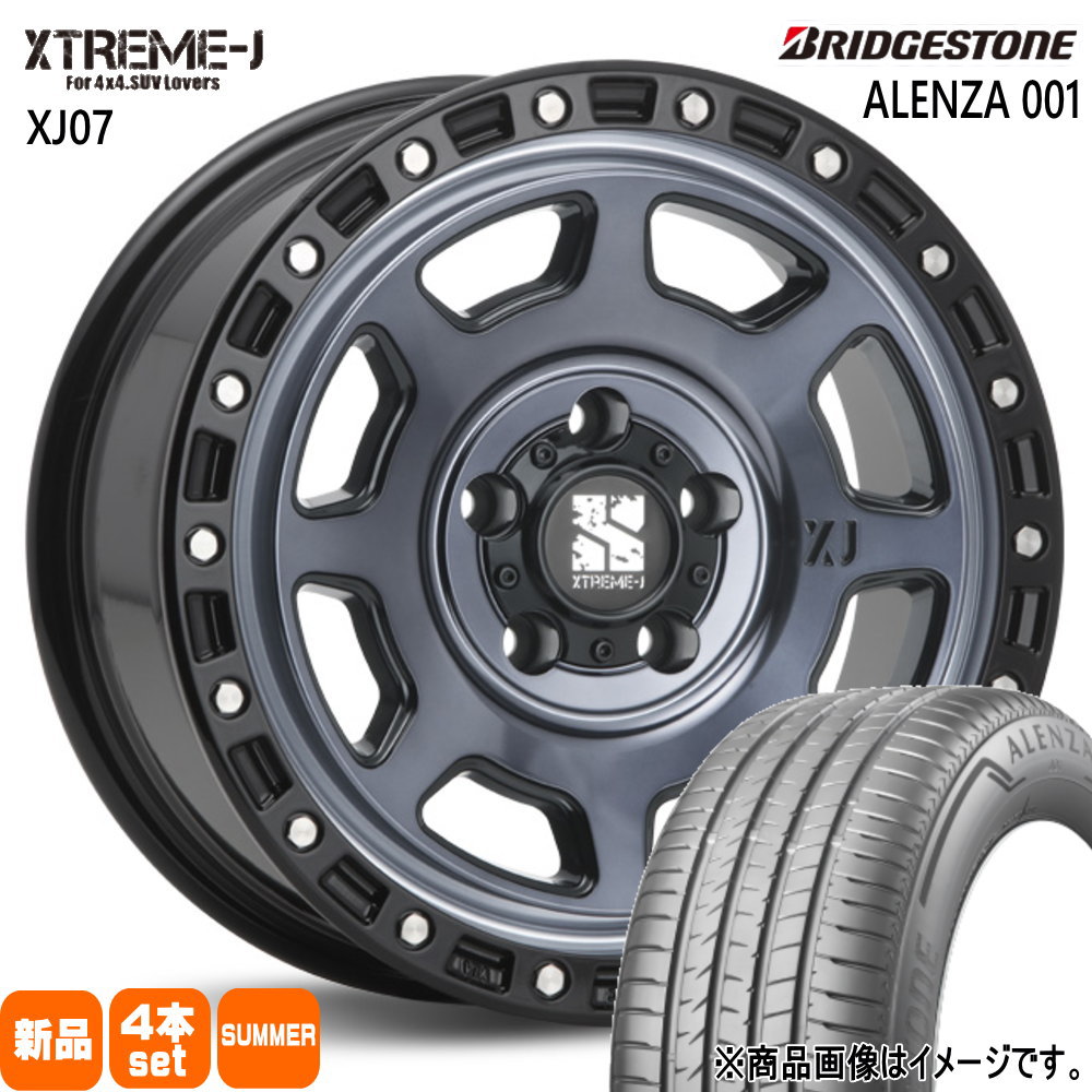 225/65R17 アレンザ 001 ALENZA 001 ブリヂストン BRIDGESTONE 新品 夏用 サマータイヤ ホイール 4本セット MLJ XTREME-J XJ07 17×8.0+35 5/114.3 17インチ|タイヤショップ78
