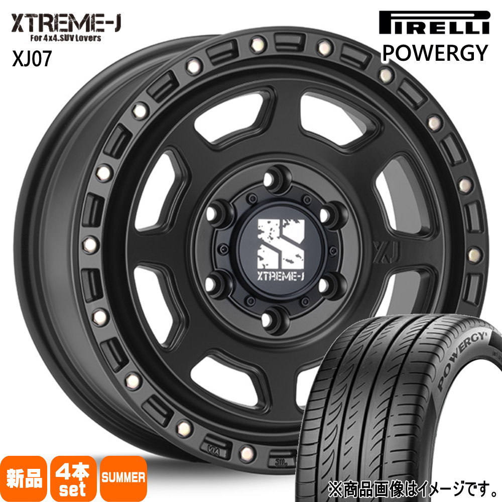 215/65R16 98H パワジー POWERGY ピレリ PIRELLI 新品 夏用 サマータイヤ ホイール 4本セット MLJ XTREME-J XJ07 16&times;6.5+38 6/139.7 16インチ｜タイヤショップ78