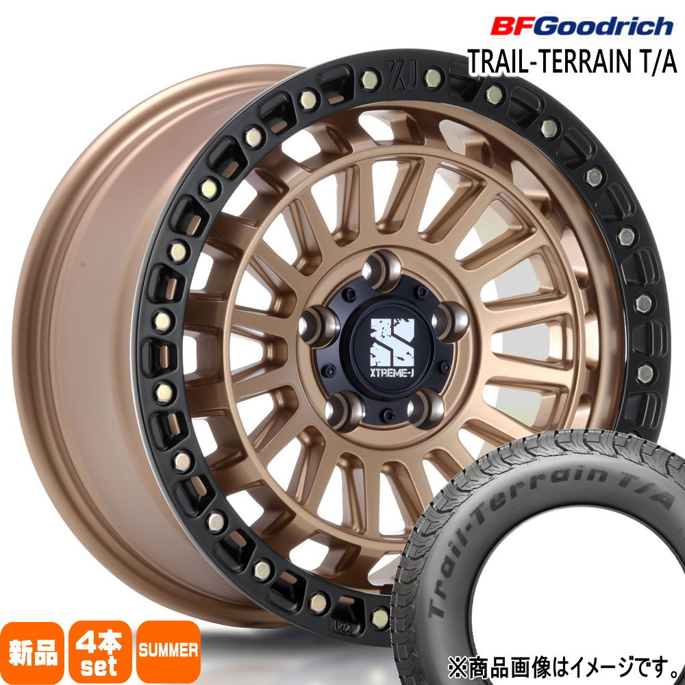 235/55R18 104H XL トレイルテレーン T/A TRAIL-TERRAIN T/A BFグッドリッチ BF.Goodrich 新品 夏用 サマータイヤ ホイール 4本セット MLJ XTREME-J XJ08 18&times;8.0+40 5/114.3 18インチ｜タイヤショップ78