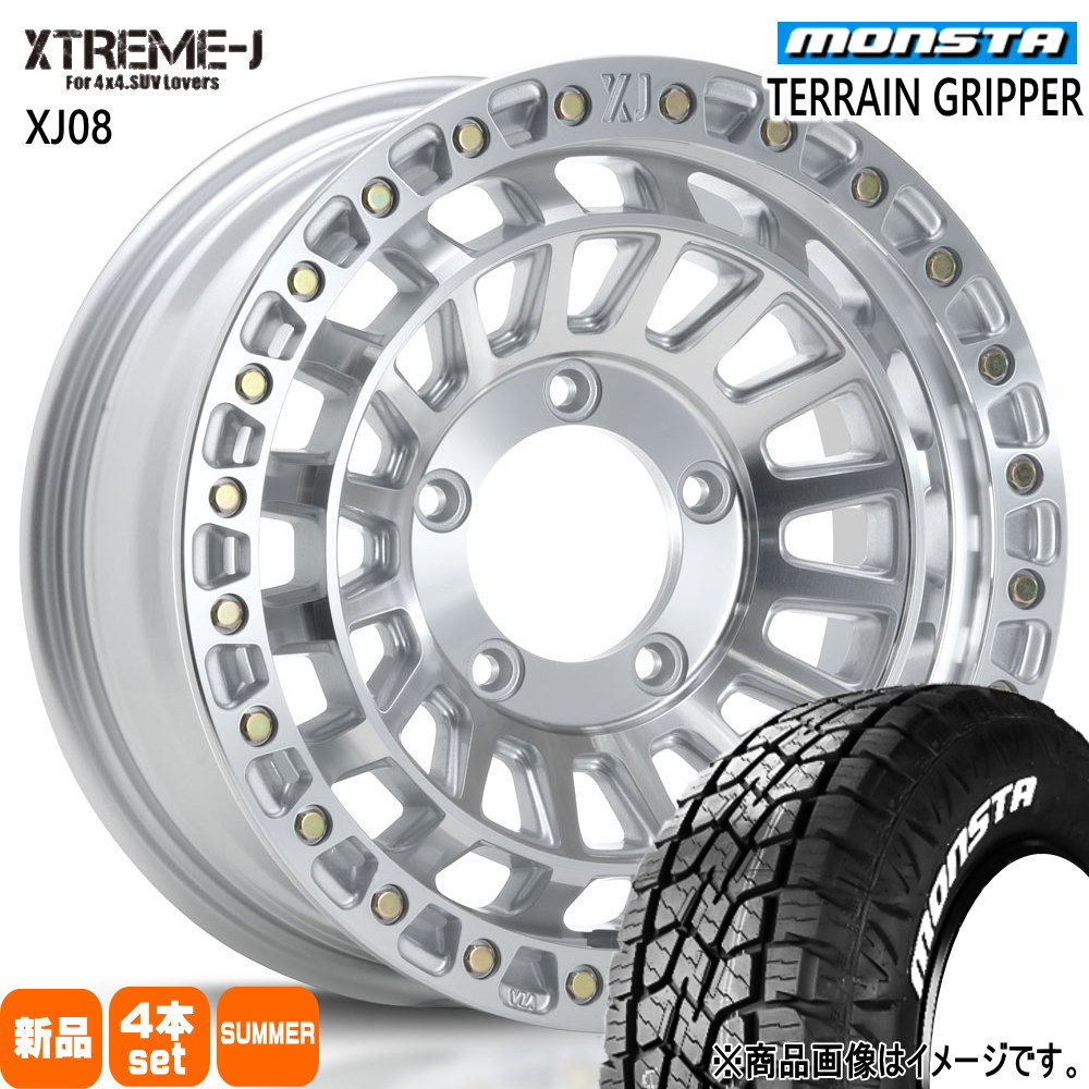 175/80R16 91S テレーングリッパー TERRAIN GRIPPER モンスタ MONSTA 新品 夏用 サマータイヤ ホイール 4本セット MLJ XTREME-J XJ08 16×5.5+20 5/139.7 16インチ|タイヤショップ78