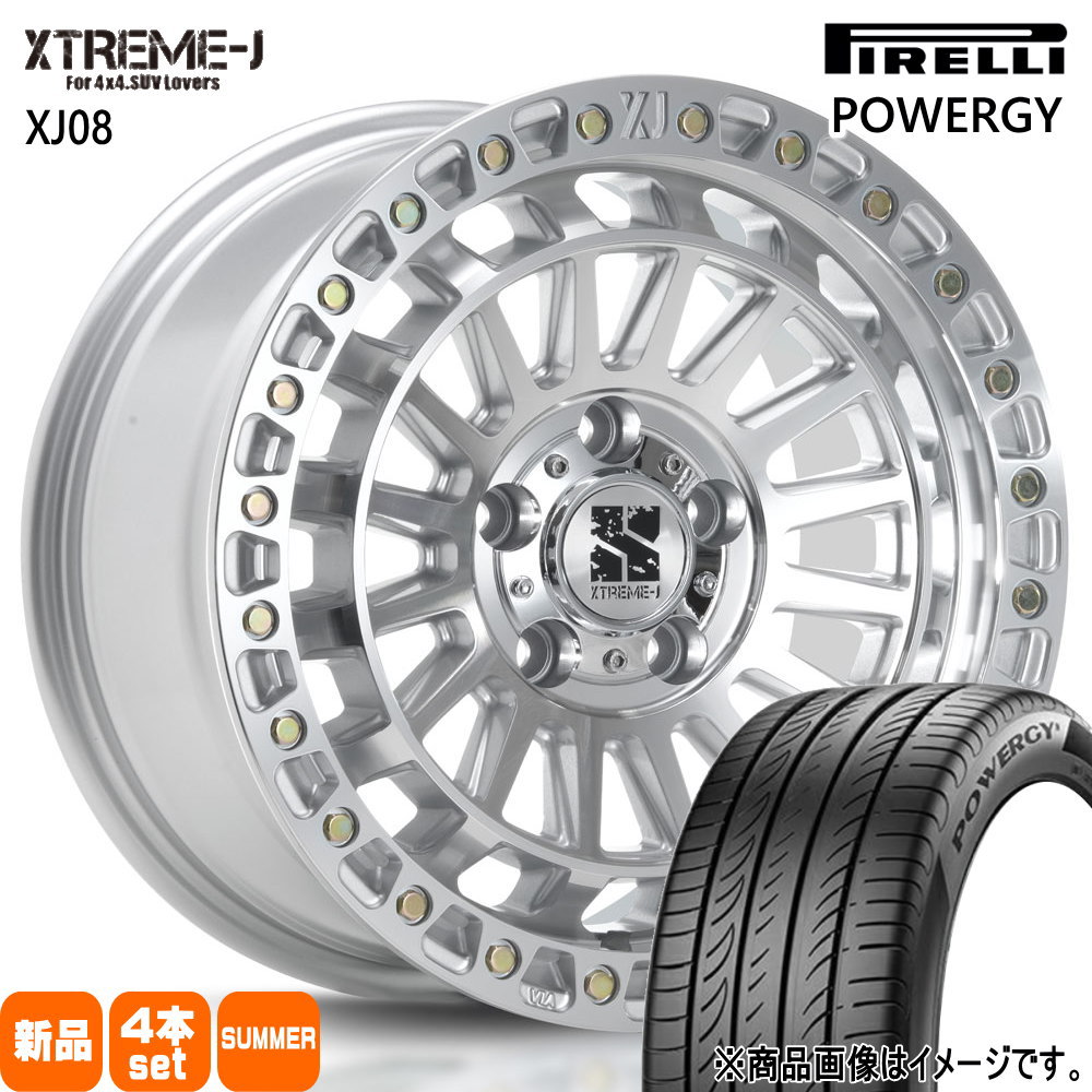 205/65R16 95H パワジー POWERGY ピレリ PIRELLI 新品 夏用 サマータイヤ ホイール 4本セット MLJ XTREME-J XJ08 16×7.0+35 5/114.3 16インチ|タイヤショップ78