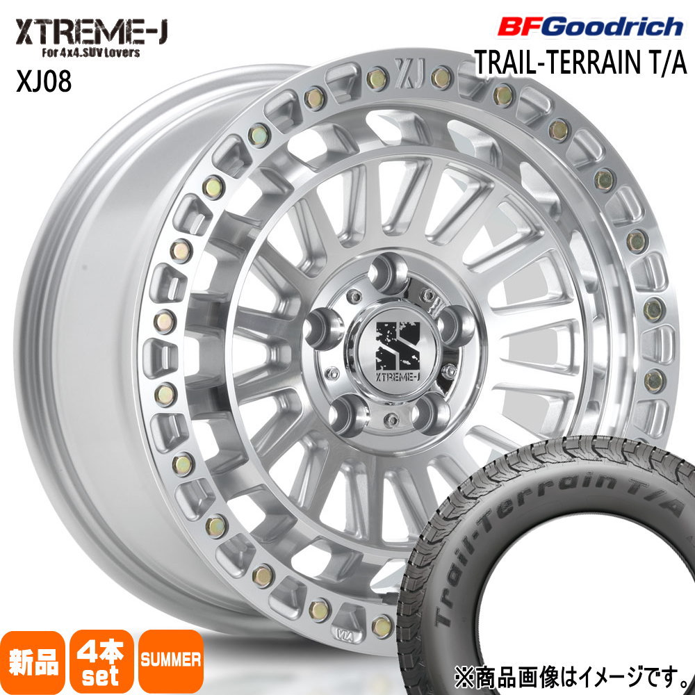 235/55R18 104H XL トレイルテレーン T/A TRAIL-TERRAIN T/A BFグッドリッチ BF.Goodrich 新品 夏用 サマータイヤ ホイール 4本セット MLJ XTREME-J XJ08 18&times;8.0+40 5/114.3 18インチ｜タイヤショップ78