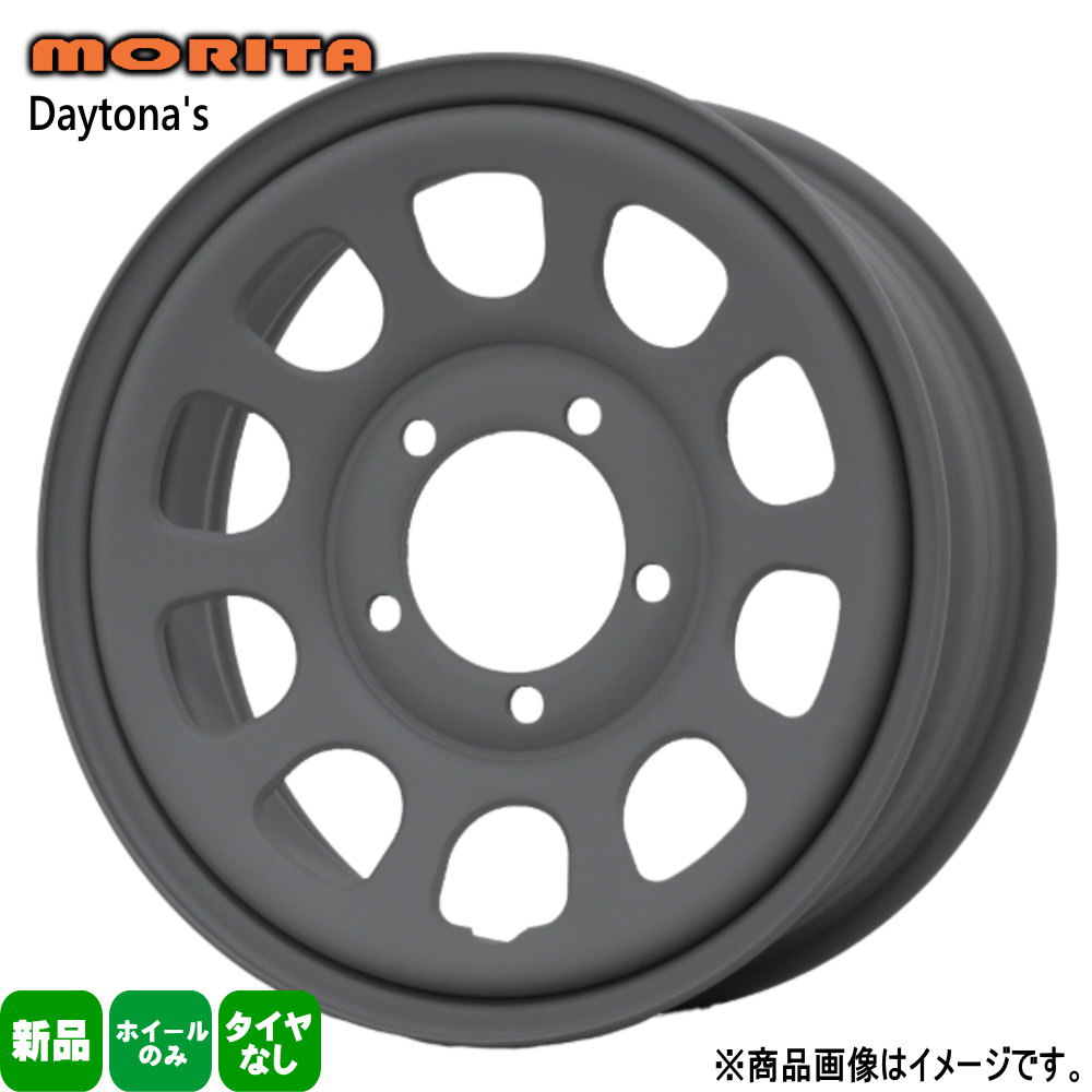 4本セット 16×6.0J+0 5/139.7 森田システム DAYTONA'S デイトナズ 新品 16インチ ホイールのみ 4本セット ジムニーシエラ|タイヤショップ78