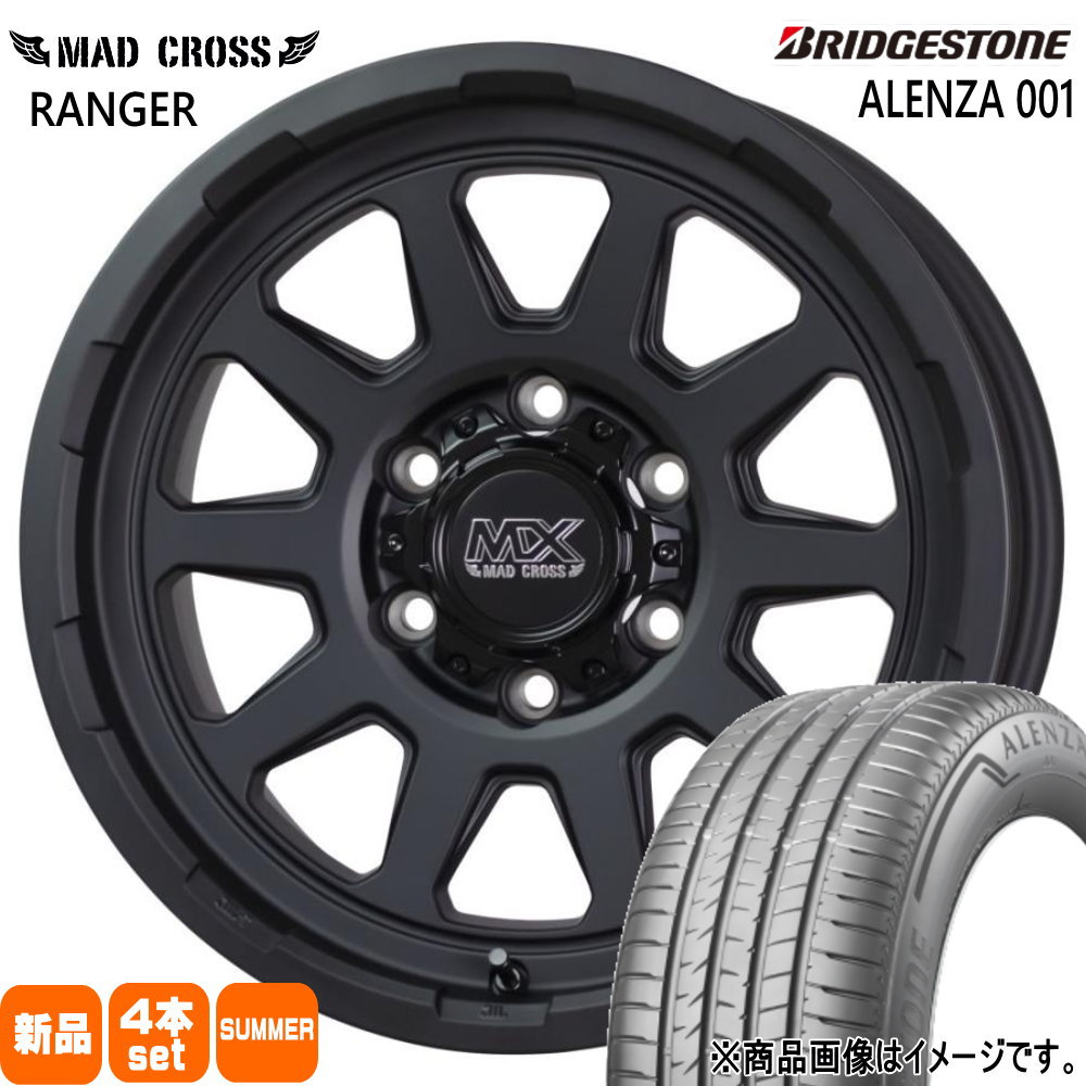 265/60R18 アレンザ 001 ALENZA 001 ブリヂストン BRIDGESTONE 新品 夏用 サマータイヤ ホイール 4本セット HOT STUFF CORPORATION MAD CROSS RANGER 18×8.0+20 6/139.7 18インチ|タイヤショップ78