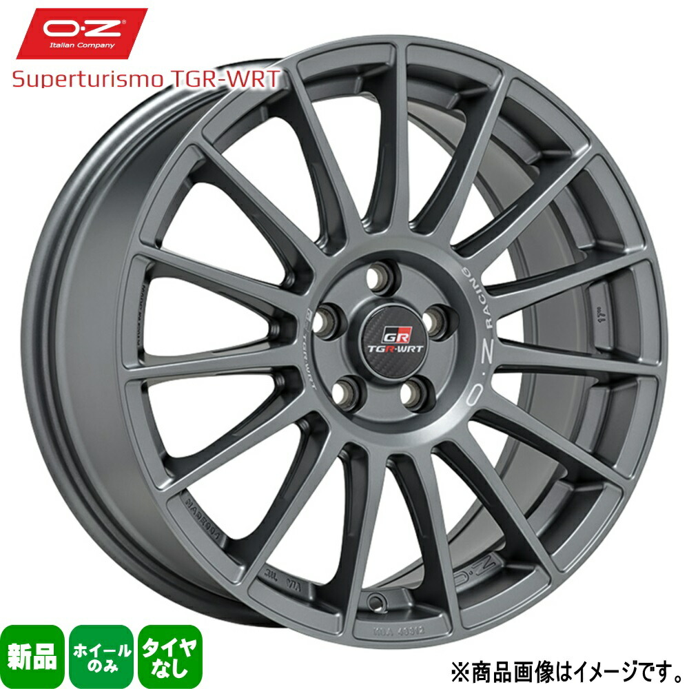 法人配送 4本セット 18&times;8.0J+50 6/139.7 OZ RACING Superturismo TGR-WRT スーパーツーリズモ TGR WRT 新品 18インチ ホイールのみ トヨタ 300系ランドクルーザー GR SPORT｜タイヤショップ78