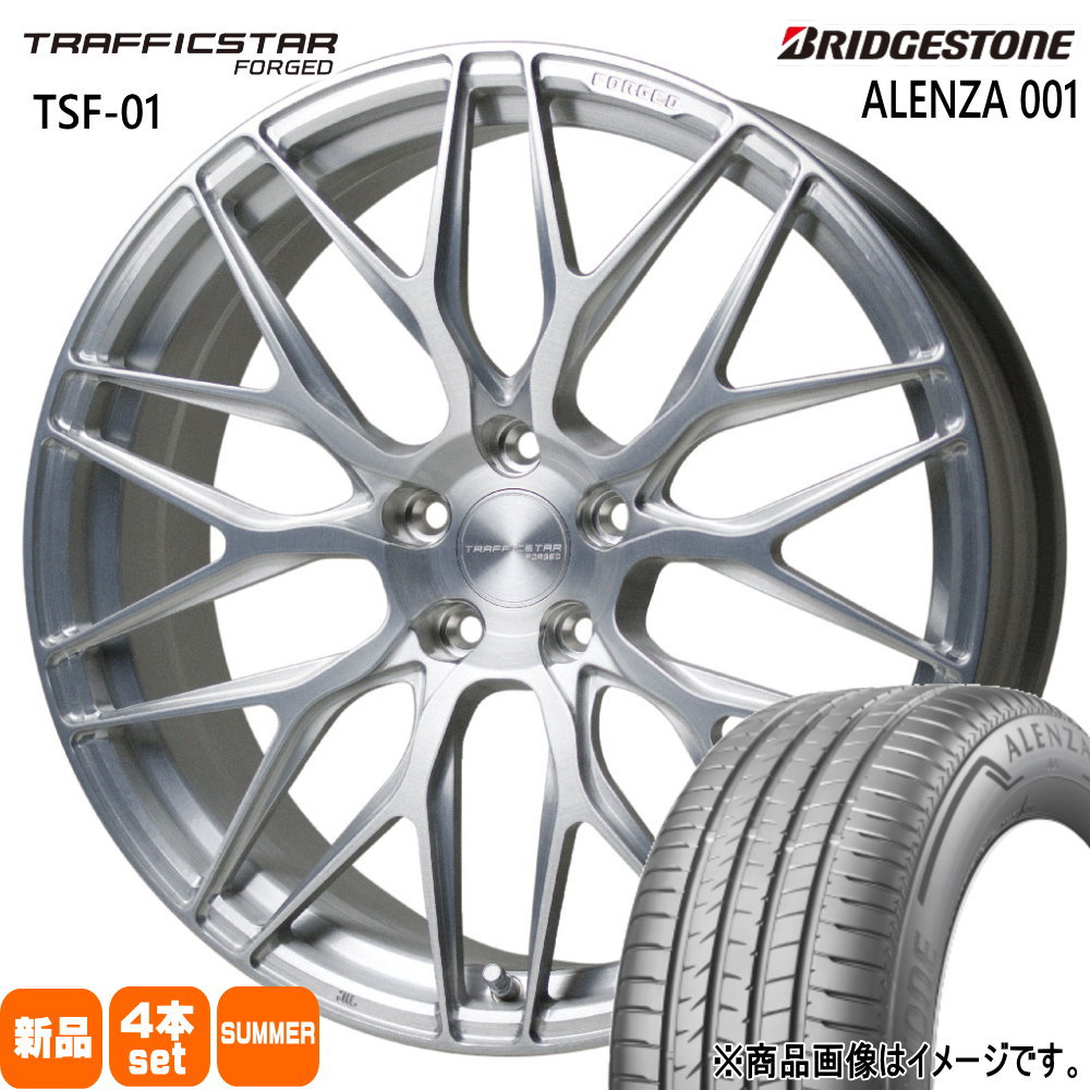 245/45R20 アレンザ 001 ALENZA 001 ブリヂストン BRIDGESTONE 新品 夏用 サマータイヤ ホイール 4本セット HOT STUFF CORPORATION TRAFFICSTAR FORGED TSF-01 20&times;8.5+38 5/114.3 20インチ｜タイヤショップ78