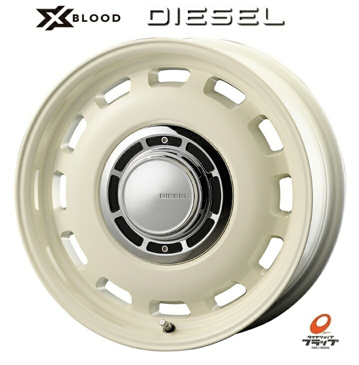 送料無料 4本セット ホイールのみ COSMIC XBLOOD DIESEL コスミック クロスブラッド ディーゼル ミスティックホワイト 16インチ 6J インセット-5 5穴 PCD139.7 JWL-T 4本 スズキ ジムニーシエラ画像
