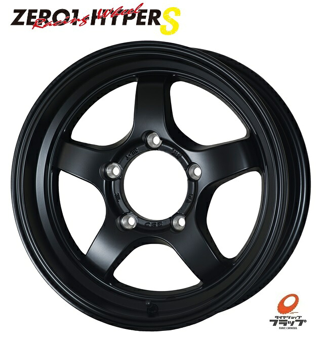 【取り寄せ品】送料無料 4本セット ホイールのみ ドゥオール CST ZERO1 HYPER S ゼロワンハイパー フラットブラック 16インチ 5.5J インセット-20 5穴 PCD139.7 JWL 4本 スズキ ジムニー ジムニーシエラ オーバーフェンダー