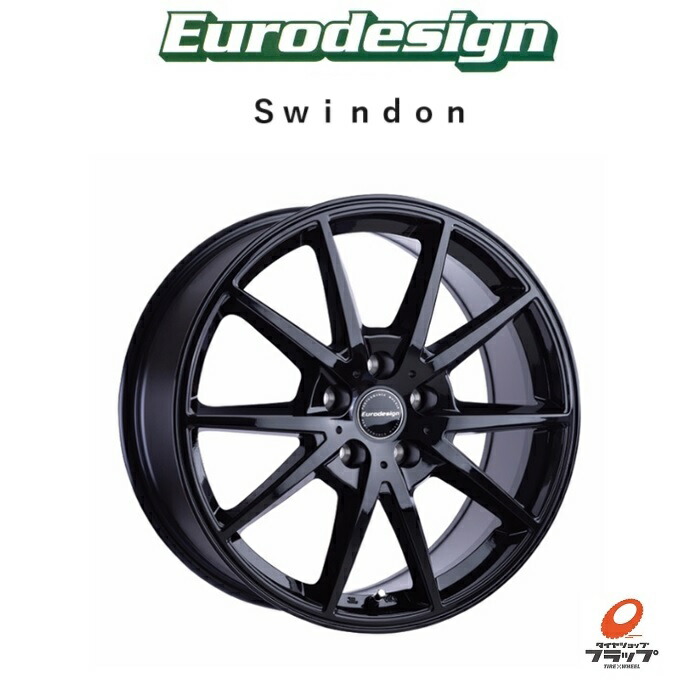 楽天市場】4本セット ホイールのみ Eurodesign Swindon ユーロデザイン スウィンドン グロスブラック 18x7.5J+45  5H112 ハブ径66.6(専用) ミニ ジョンクーパーワークス 純正センターキャップ 純正アルミ用ボルト(ナット)対応 車種専用設計  送料無料～(条件あり) 阿部商会 ...