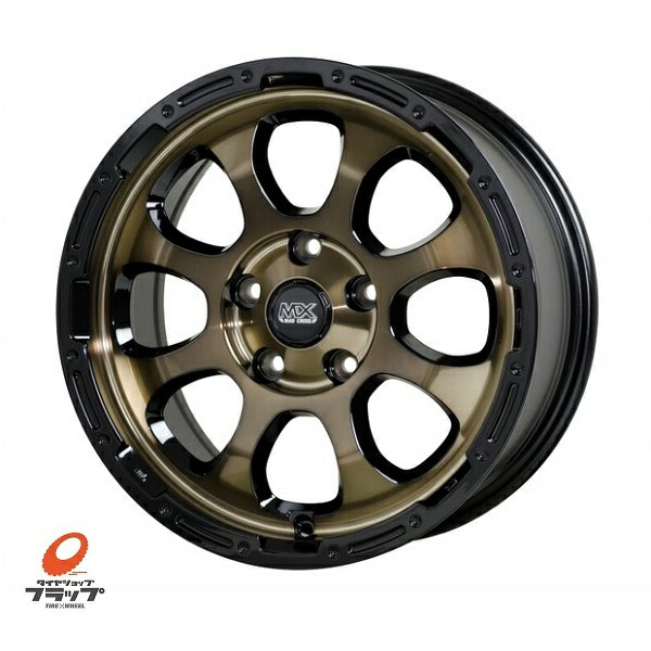 楽天市場】ホットスタッフ マッドクロス グレイス BRC/BK 16x7.0J+38 5