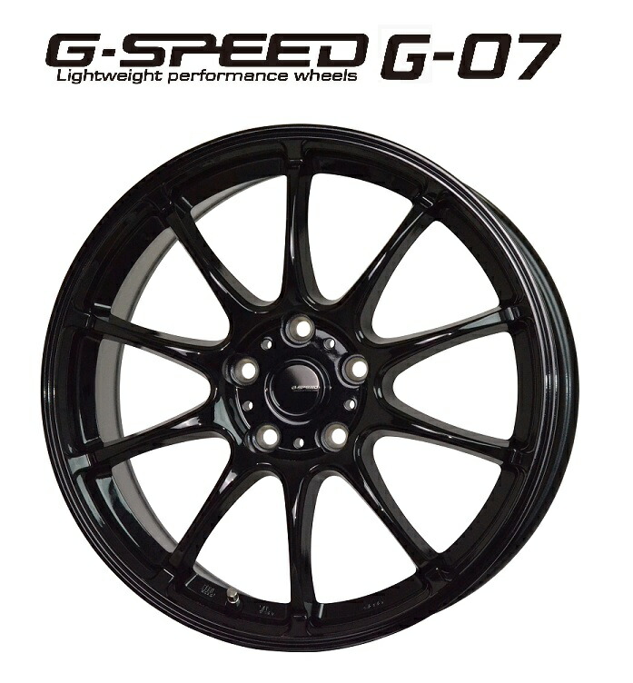 楽天市場】送料無料 4本セット ホイールのみ ホットスタッフ G-SPEED G07 ジースピード メタリックブラック 14インチ 4.5J  インセット+45 4穴 PCD100 JWL 4本 軽自動車 エブリィ ワゴンR スペーシア アルト ハスラー N-BOX N-ONE ミラ タント  ムーヴ デイズ フレア ...