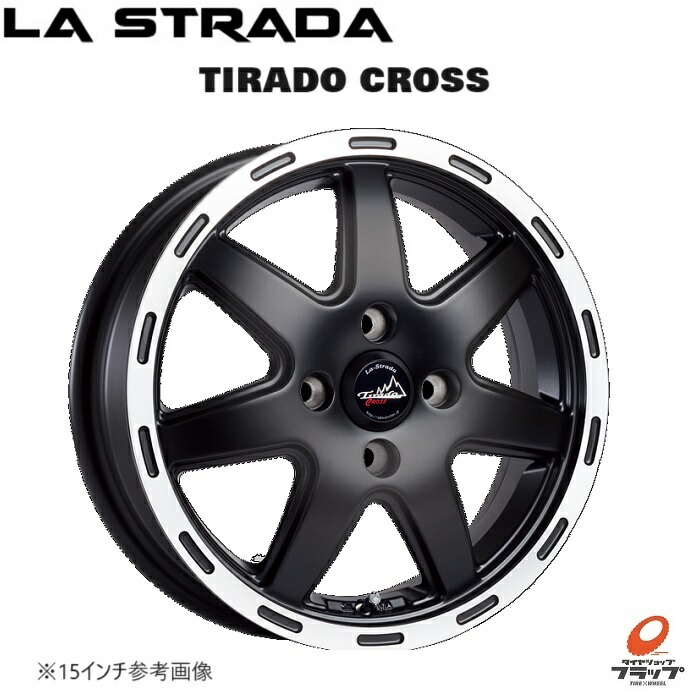 楽天市場】4本セット ホイールのみ LA STRADA DISCOVER リンクル