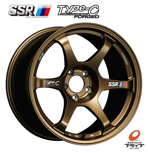 楽天市場】送料無料 4本セット ホイールのみ 鍛造 SSR Type-C FORGED