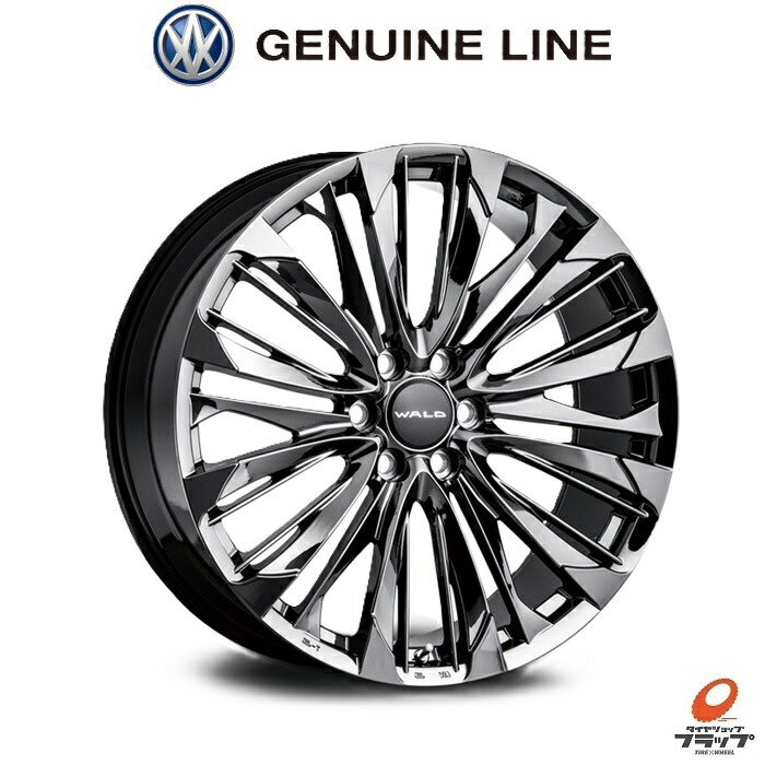 楽天市場】送料無料 ホイールのみ 4本セット WALD JENUINELINE F001 24