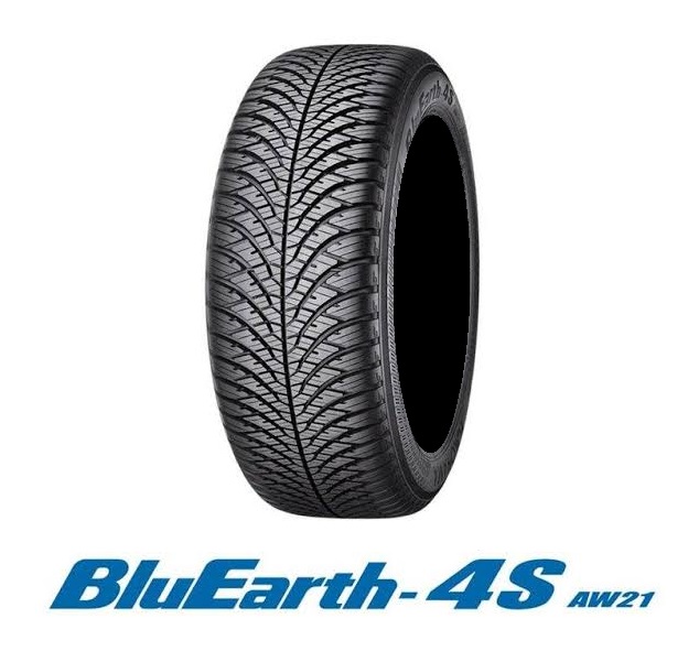 送料込☆ヨコハマブルーアース4S☆175/65R15☆オールシーズンタイヤ4本-