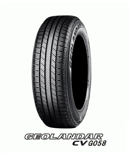 【ゴムバルブ付き！】YOKOHAMA(ヨコハマ) GEOLANDAR ジオランダー CV G058 245/55R19 103H サマータイヤ 1本 【奇数本のご注文不可！】