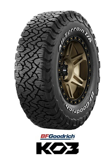 楽天市場】【取付対象】BFGoodrich All-Terrain T/A KO3 LT 265/70R17 118/115S ホワイトレター RWL  LRD BFグッドリッチオールテレーン KO3（タイヤのみ１本価格） : タイヤステージ 湘南 楽天市場店