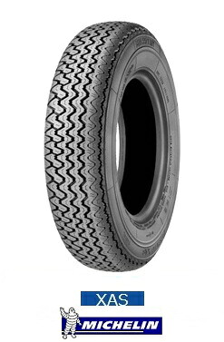 【取付対象】【要在庫確認】MICHELIN XAS 175HR14 88H T/L　【175-14】 ミシュラン クラシックタイヤ(タイヤ単品１本価格）