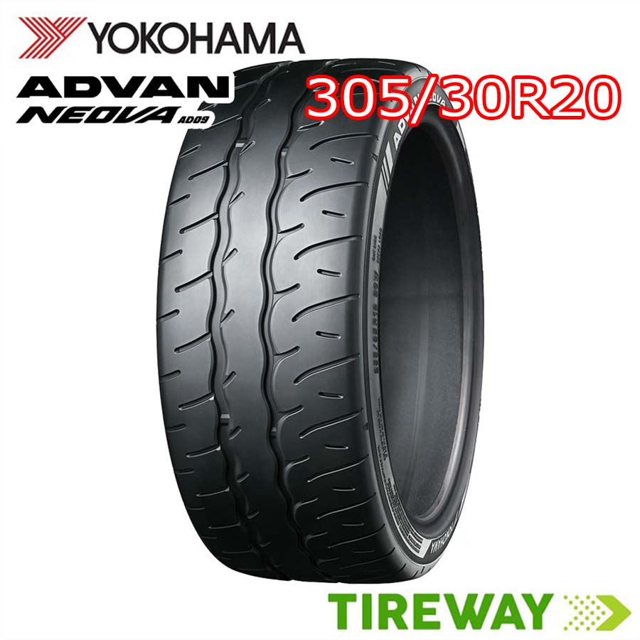 【タイヤ交換可能】1本 20インチ 305/30R20 103W XL ヨコハマ ADVAN NEOVA アドバン ネオバ AD09 サマー タイヤ単品