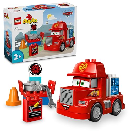 【期間限定ポイントUP】レゴ(LEGO) デュプロ レース場のマック おもちゃ 玩具 プレゼント ブロック 幼児 赤ちゃん男の子 女の子 子供 2歳 3歳 4歳 5歳 マック トレーラー カーズ 車 ミニカー 乗り物 のりもの 10417画像
