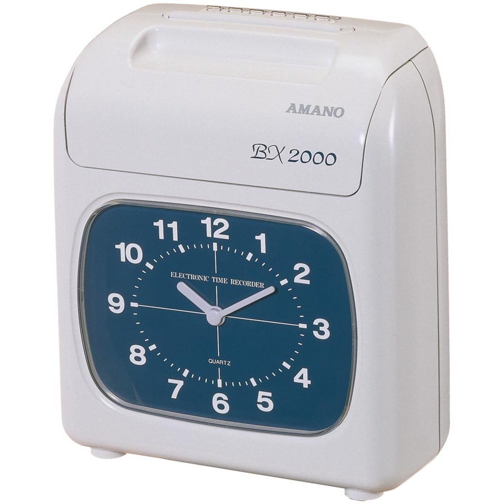 動作確認済み AMANO BX 2000 電子タイムレコーダー アマノ アマノ タイムレコーダー BX2000J 1台 時刻記録モデル - アスクル