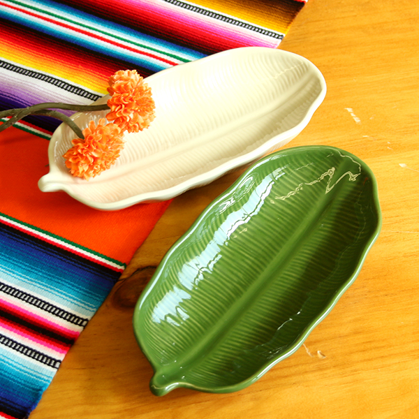 楽天市場】バナナリーフトレイ L e39072353／ お皿 大皿 お皿