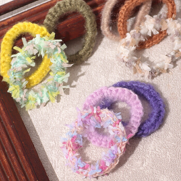 楽天市場】タッセルデニムヘアゴム ／ ヘアゴム 髪留め 髪飾り ヘアー