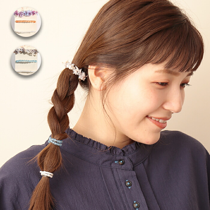 楽天市場】タッセルデニムヘアゴム ／ ヘアゴム 髪留め 髪飾り ヘアー