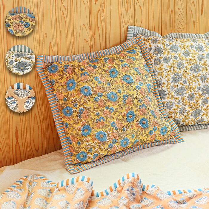 楽天市場】クッションカバー インテリア 生活雑貨 刺繍 刺しゅう 花柄