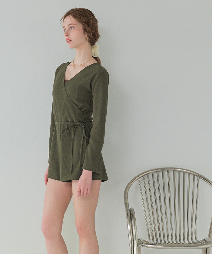 カシュクールオールインワン/ラッシュガード/水着【SEADRESS シードレス】