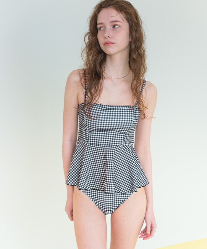 ペプラムフレアビスチェビキニ 水着 ビーチ プール 海 リゾート