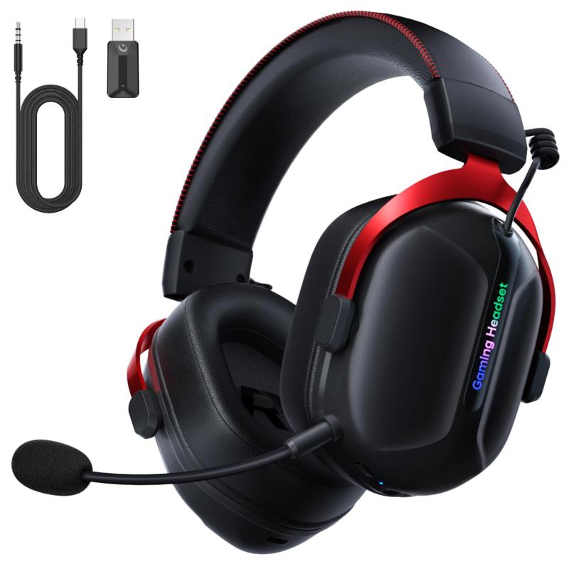 ヘッドセット GC 380 Over the Ear Headset Patriot Viper V380 RGBゲーミングヘッドセット 7.1バーチャルサラウンド 53mmネオジムドライバー ENCマイク付き  USBインタフェース