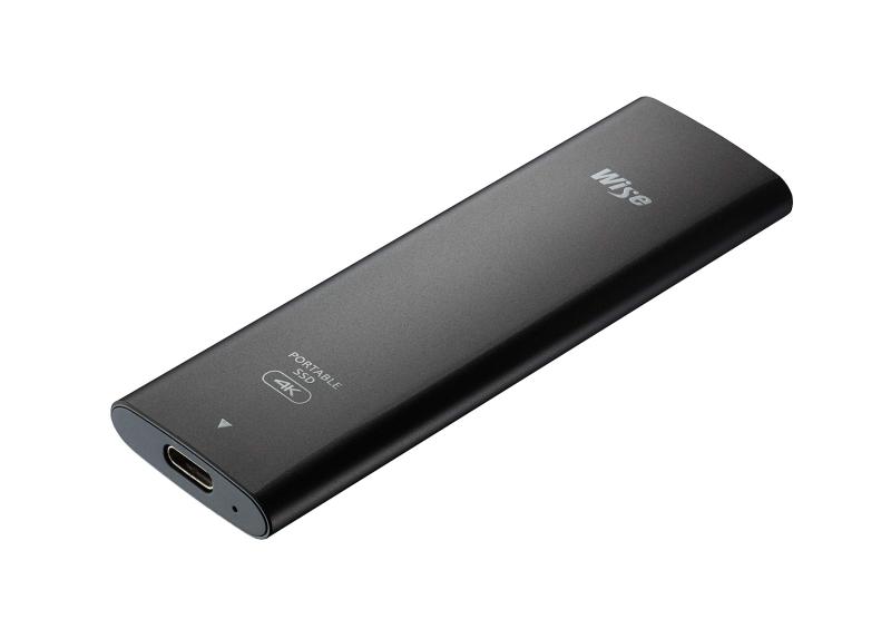 Wise ポータブルD シリーズ 2TB 4K/6Kカメラ対応D （Blackmagic Pocket Cinema Camera 4K/6K推奨 USB-Cドライブ）