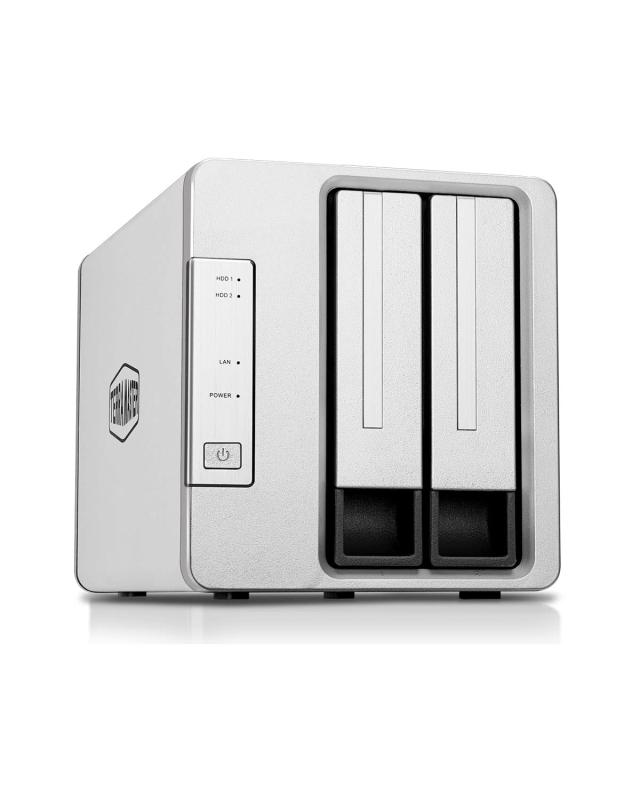 TerraMaster F2-423 SMB向け 2ベイN 高性能 Celeron N5095クアッドコアプロセッサを搭載 U 4GB DDR4 2x 2.5GbEポート「DD付属なし」