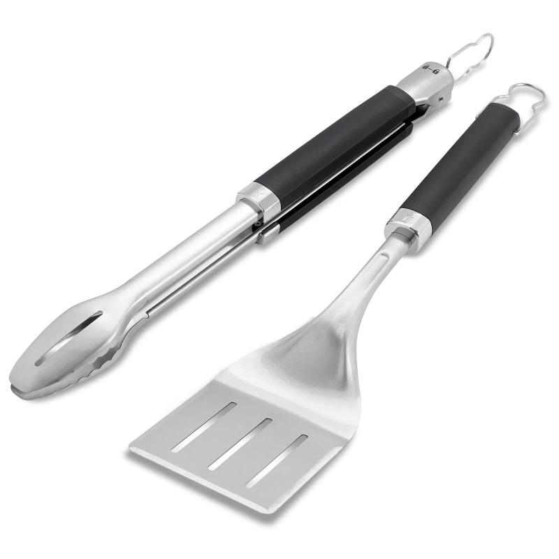 Weber(ウェーバー) BBQ食べ物屋 丸焼き ステンレス鋼製割り増し金 煮炊き手道具 (トング・フライ受け答え・丸焼き毛はらい)日本置き目品