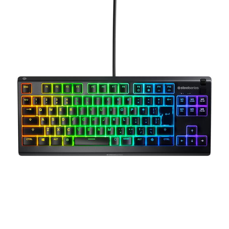 ゲーミングキーボード テンキーレス 有線 Apex 3 TKL 静音スイッチ IP32防滴 24キー同時押し対応-VR 7,580円