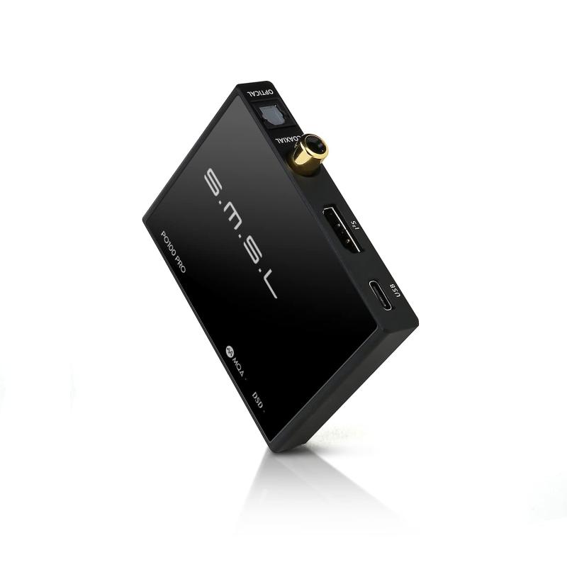 SL PO100 PRO MQA XMOS XU316 デジタルアナログ オーディオコンバーター Type-C USB 入力 IIS/Optical/Coaxial出力 電話/TV/PS3/PS4/PS5用小型携帯用 USB インターフェイス コンバー