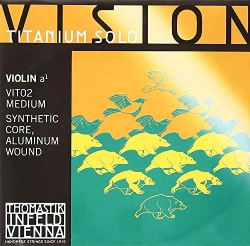 Vision Titanium solo ヴィジョンチタニウムソロ ヴァイオリン弦 E線、A線、D線、G線4種セット 4/4