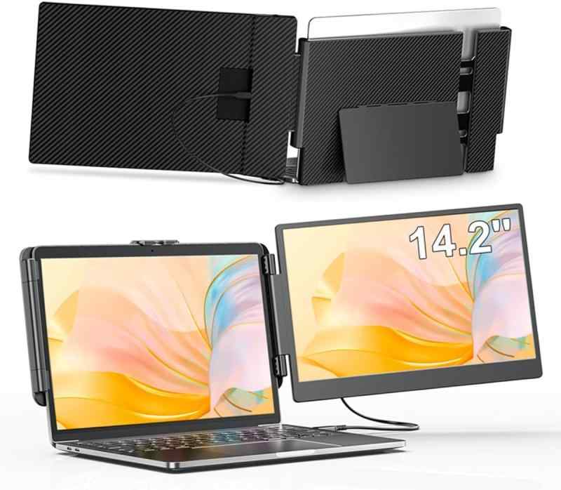 デュアルディスプレイ ダブルモニター モバイルモニター 15.6インチ 120%sRGB 78%NTSC超広色域 1200P DMI FD 60z スピーカー内蔵 IPSパネル画像