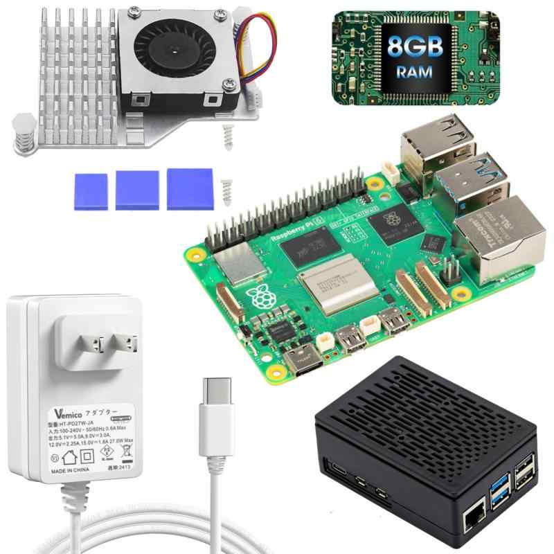 楽天市場】【エントリーでポイント10倍】正規品 ラズベリーパイ5 8G 3