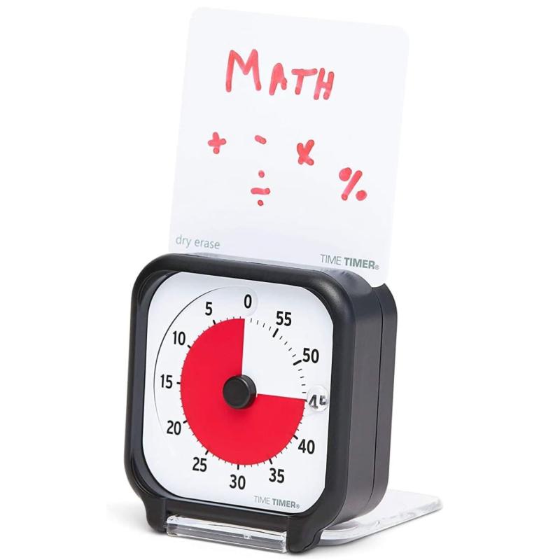 TIME TIMER 8cm 60分 タイムタイマー 時間管理 学習タイマー TT03B-W 正規品